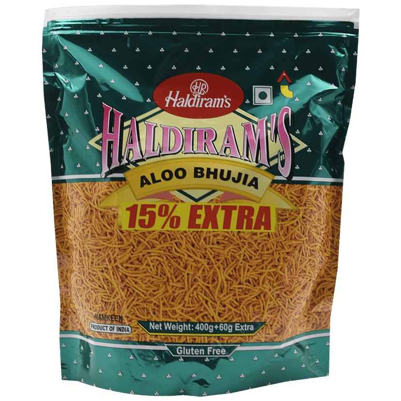 Haldiram's Aloo Bhujia Namkeen, 400 G Pouch