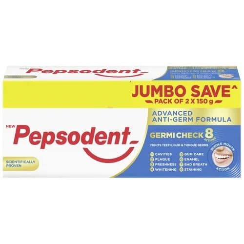 Pepsodent Toothpaste - Germi Check Cavity Protection, 150 gm - Pack of 2