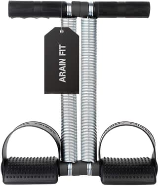 Premium Double Spring Tummy Trimmer with Foot Pedals & Foam Grip Handles | Full Body Resistance Exerciser for Home Gym, Abs, Chest, Arms & Leg Workout (Original Quality)
