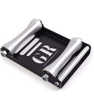 Grand Pitstop Paddock Stand Wheel Roller for Motorcycle Chain Cleaning and Bikes Lubrication (Bikes <270 Kgs and Tyre Width <240 mm, Large)