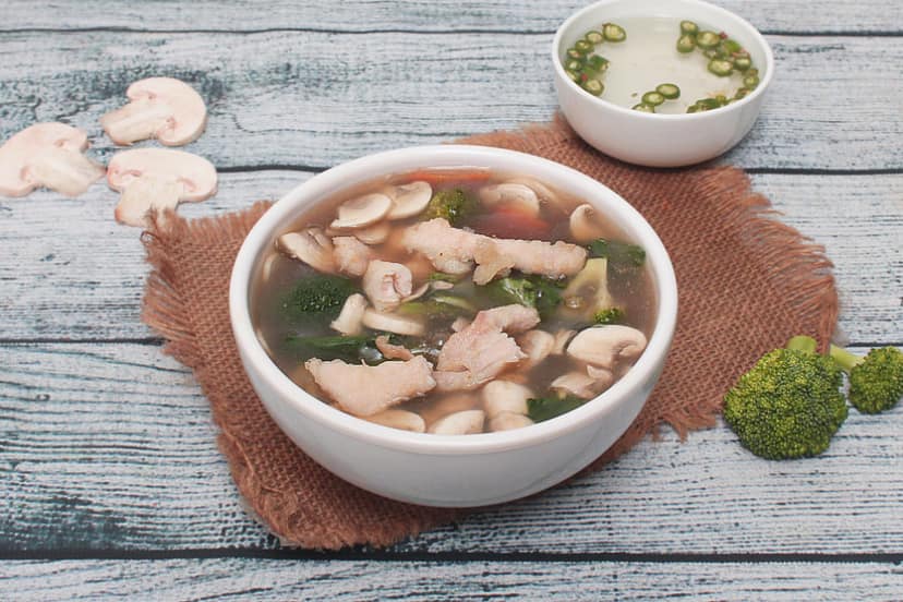 Chicken mushroom soup