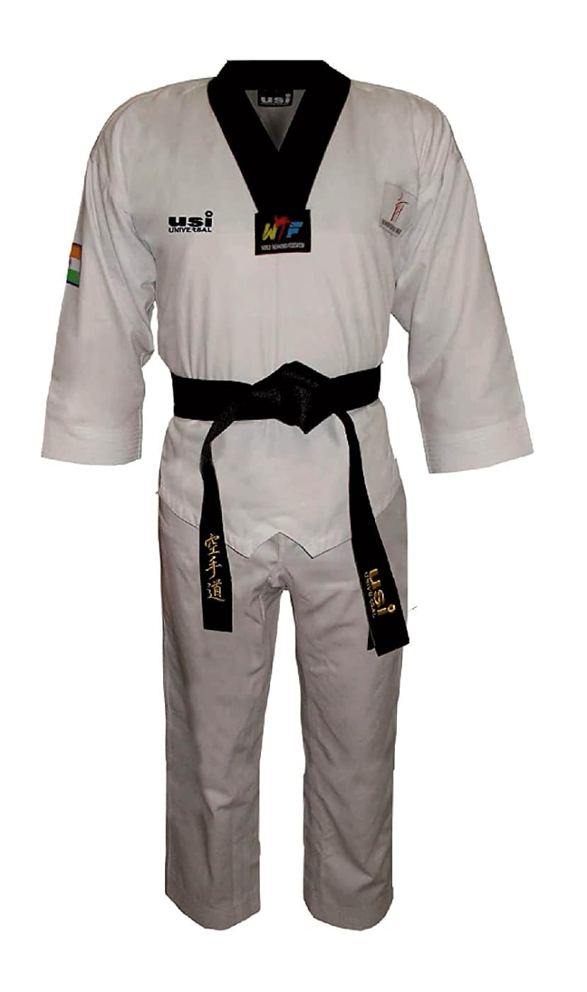 USI UNIVERSAL Novice Karate Dress (Size - 34 (150)) by Total Sporting And Fitness Solutions Pvt Ltd