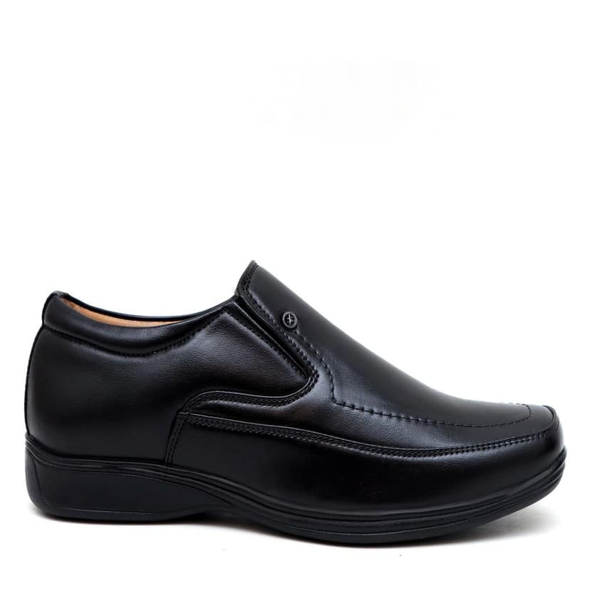 WUGO::Latest Fabulous Men Formal Shoes|Black Moccasin Shoes|Office Shoes For Men's & Boys (Free Home Delivery) view 3