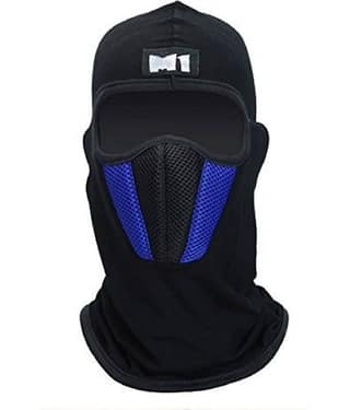 Auto Hub Blue Nylon Anti Pollution Mask ( Pack of 1 )