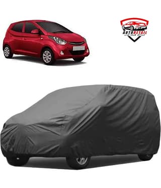 AutoRetail Car Body Cover for Hyundai Eon [2011-2012] Without Mirror Pocket ( Pack of 1 ) , Grey