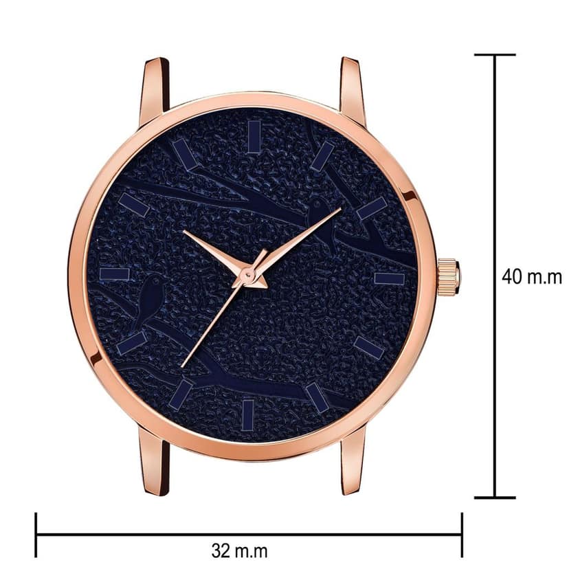 Loretta MT-326 Black Leather Belt Slim Dial Women & Girls Watch view 3