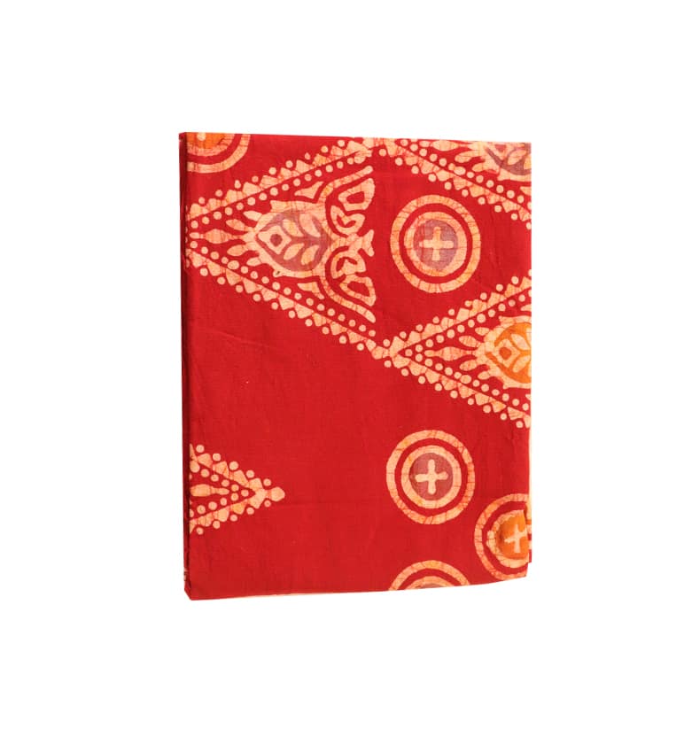 Handcrafted Batik Print Cotton Single Bed Sheet with Two Pillow Covers view 5