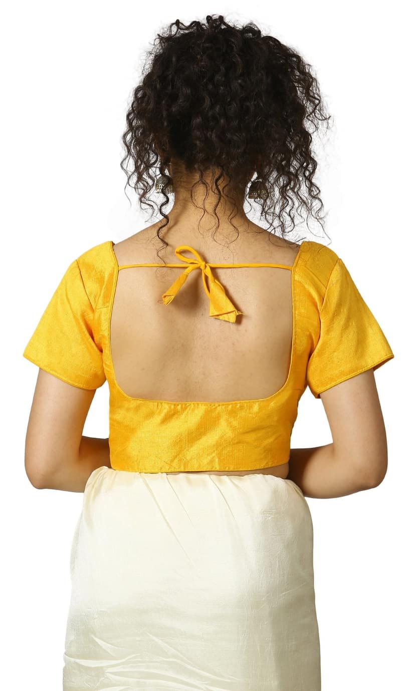 TheHangr Yellow Fantom Silk Blouse - 36 view 2