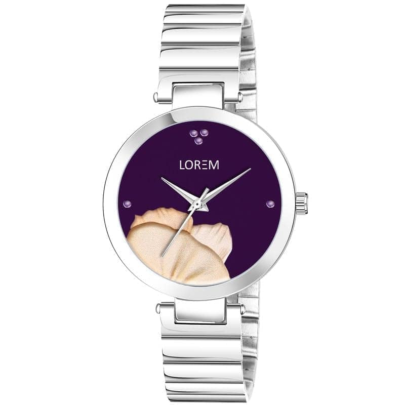 LOREM Flower Designer Analog Watch for Women-UF