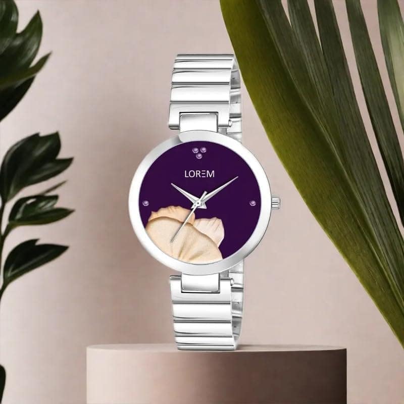 LOREM Flower Designer Analog Watch for Women-UF view 2
