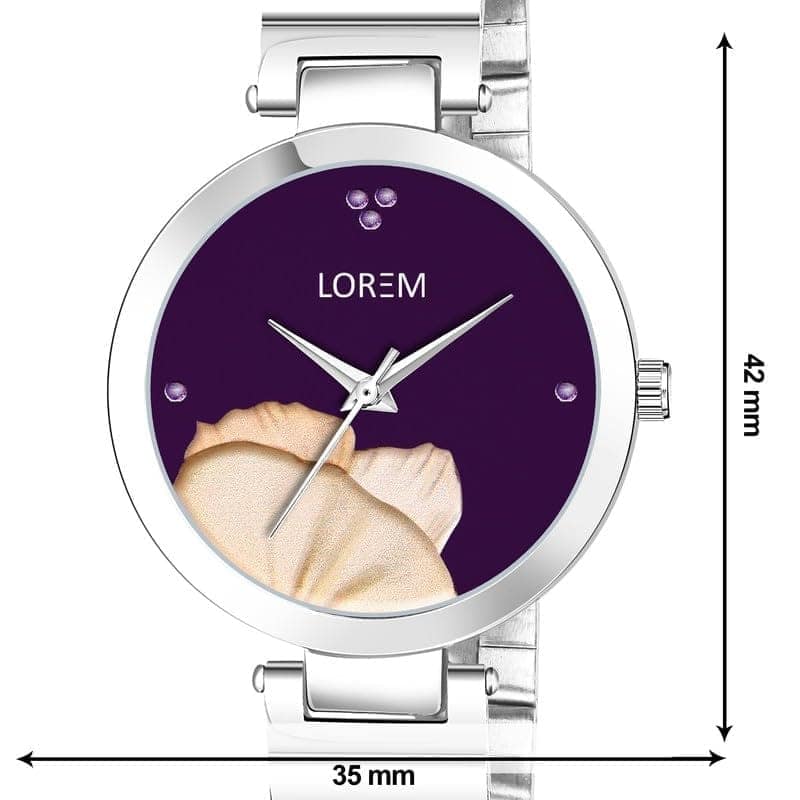 LOREM Flower Designer Analog Watch for Women-UF view 5