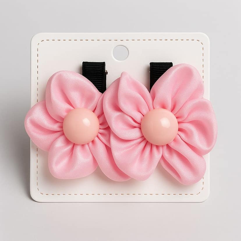 Satin Flower Hair Clip