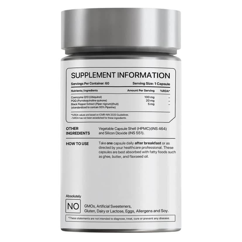 CoQ10 | Coenzyme Q10 (Ubiquinol) view 2