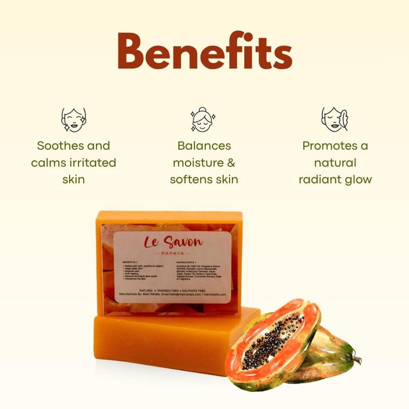 Le Savon Papaya Skin Whitening Soap view 2