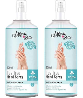 Mirah Belle - Tea Tree Hand Rub Sanitizer 500 mL (Pack of 2)