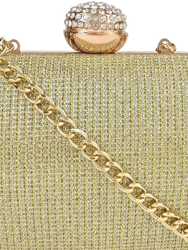 Vdesi Gold Glitter Clutch view 6