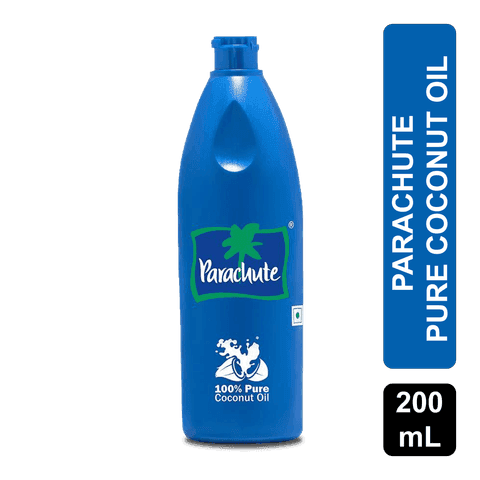 Parachute Pure Coconut Oil, 200 ml Bottle view 3