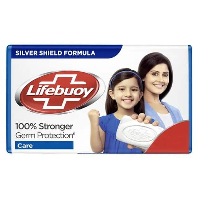 Lifebuoy Care Soap - 100% Better Germ Protection, 59 gm