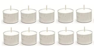 Crazy Sutra Pure Smokeless Tea Light Wax Candles 40 pcs Pack 7-9 hrs Burning time