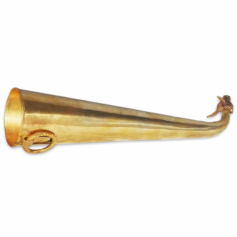Brass Gaumukhi Shringi For Abhishek [500 Ml] (ZMAS568 F) view 4