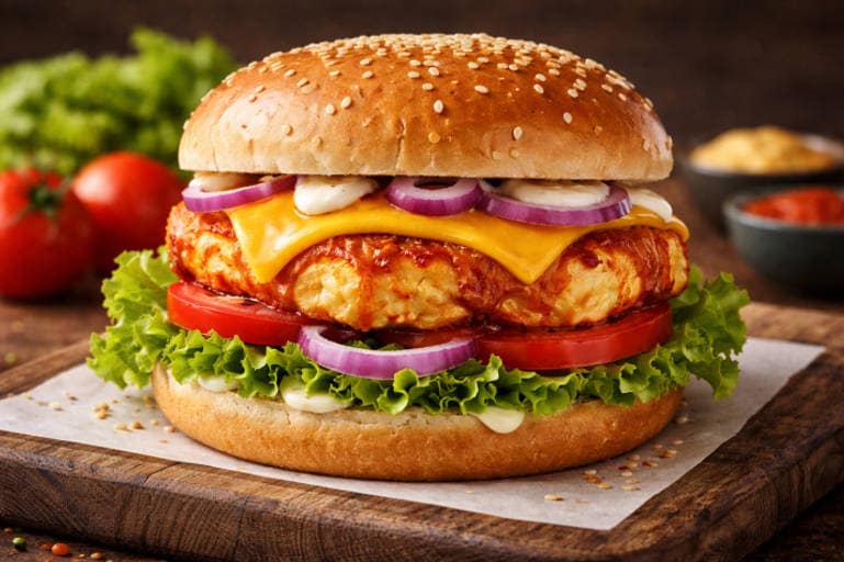 Chicken Cheese Burger