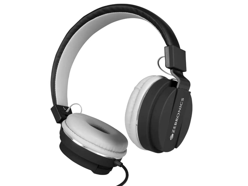 Zebronics ZEB - Storm On Ear Wired Headphone - Black