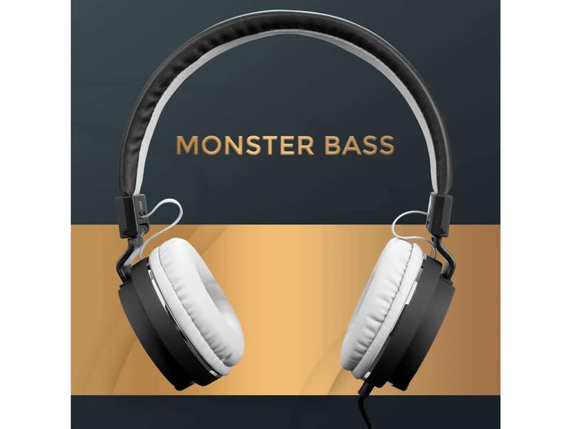 Zebronics ZEB - Storm On Ear Wired Headphone - Black view 3