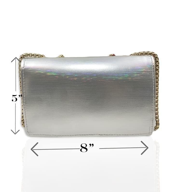 Magnifique Women's Hand/Sling/Side Bag/purse Polyurethane Western (Gold) view 3