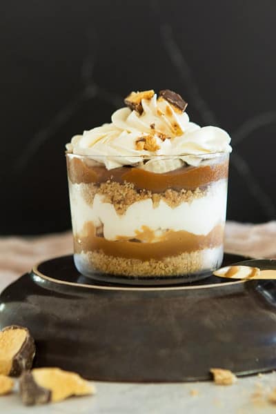 Caramel banoffee jar cake