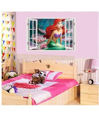 Asmi Collection printed Cartoon Characters Sticker ( 60 x 90 cms )