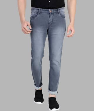 RAGZO - Grey Denim Slim Fit Men's Jeans ( Pack of 1 )