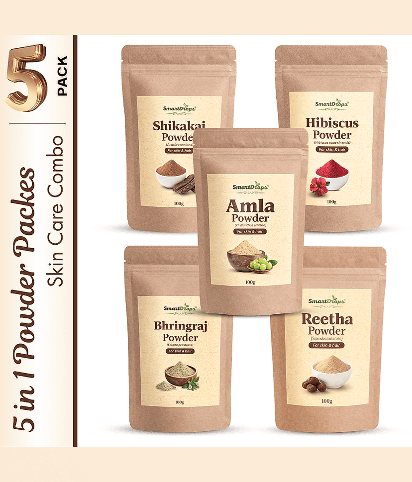 Smartdrops - Radiant Glow Face Pack for All Skin Type ( Pack of 5 )
