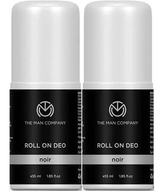 The Man Company NOIR Deo Roll On for Men 55ml, Pack of 2 Deodorant Roll-ons for Men 55 ml ( Pack of 2 )