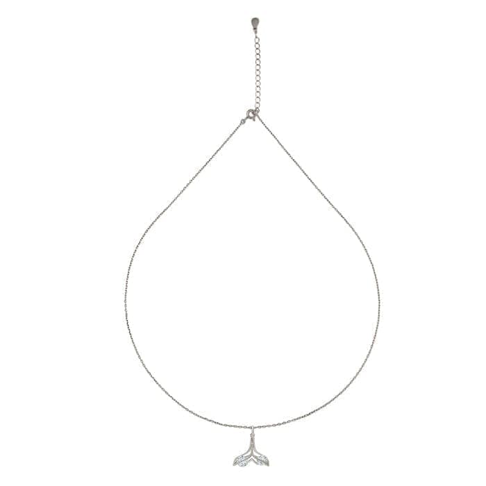 Silver Elegant Mermaid Pendant with Chain view 5