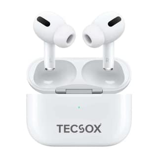 Buy TecPod Pro White Bluetooth Earbuds | Deep Bass | Water Resistant