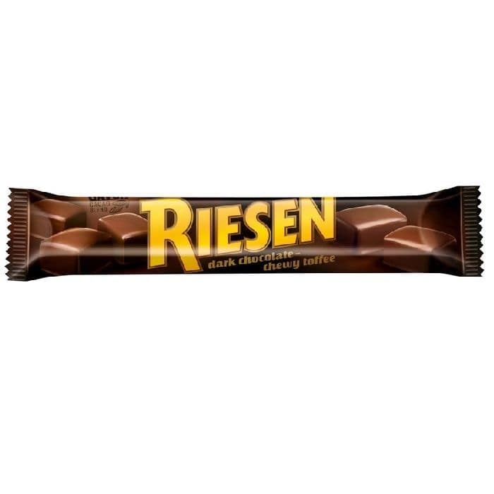 Riesen Dark Chocolate Chewy Toffee, 45 gm