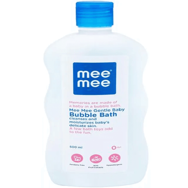 Mee Mee Gentle Baby Bubble Bath White 500 Ml
