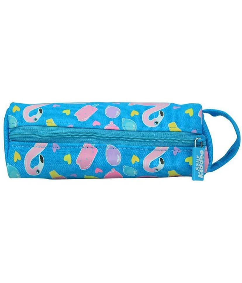 Smily Pencil Pouch (Light Blue) | Pencil Cases for Kids |Kids Stationary | kids & School Pencil Case | Boys & Girls Pencil Case | Cute Pencil Cases | Pencil Pouch For Girls Stylish | Children Pencil Case view 2