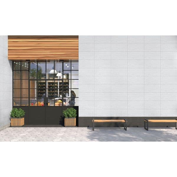 Orientbell Wall Tiles EHM Stacked Stone White 5 Pcs