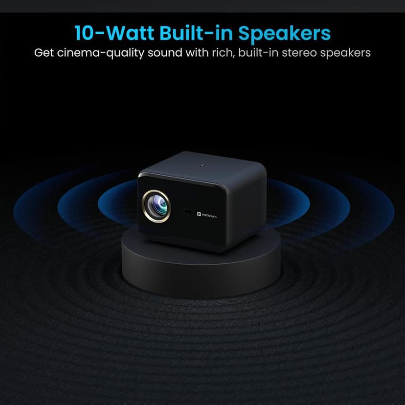 Portronics Beem 460 Smart LED Projector with 1080p view 3