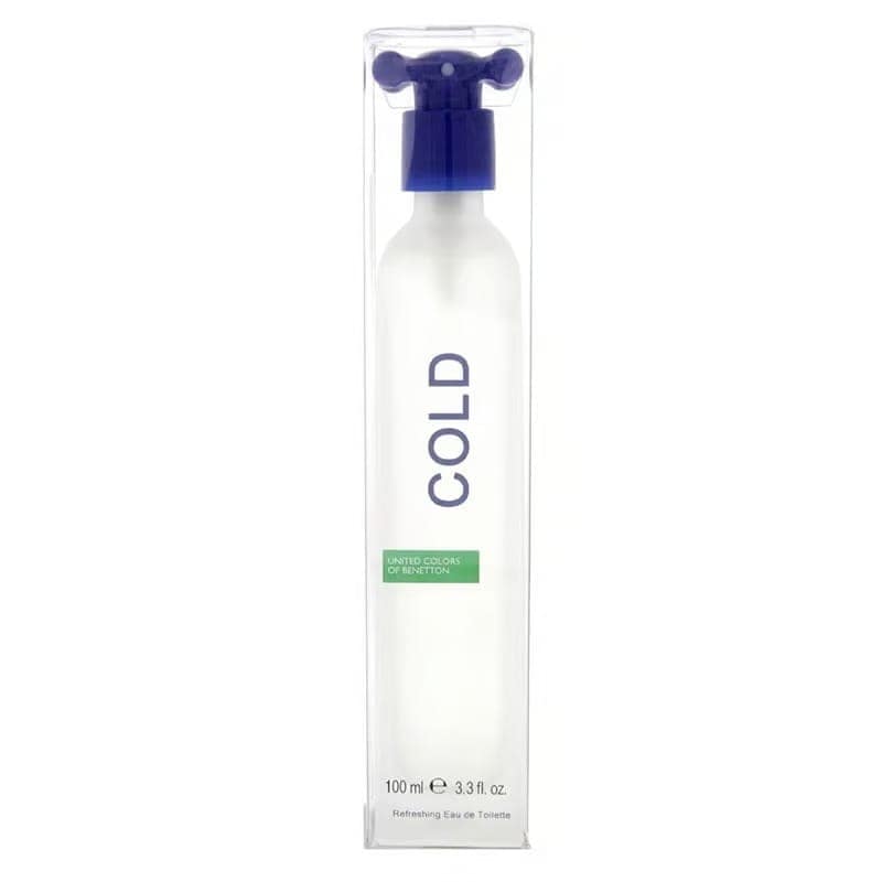 United Colors of Benetton Cold Eau De Toilette Spray for Women and Men, 100ml Buy 1 Get 1 Free view 3