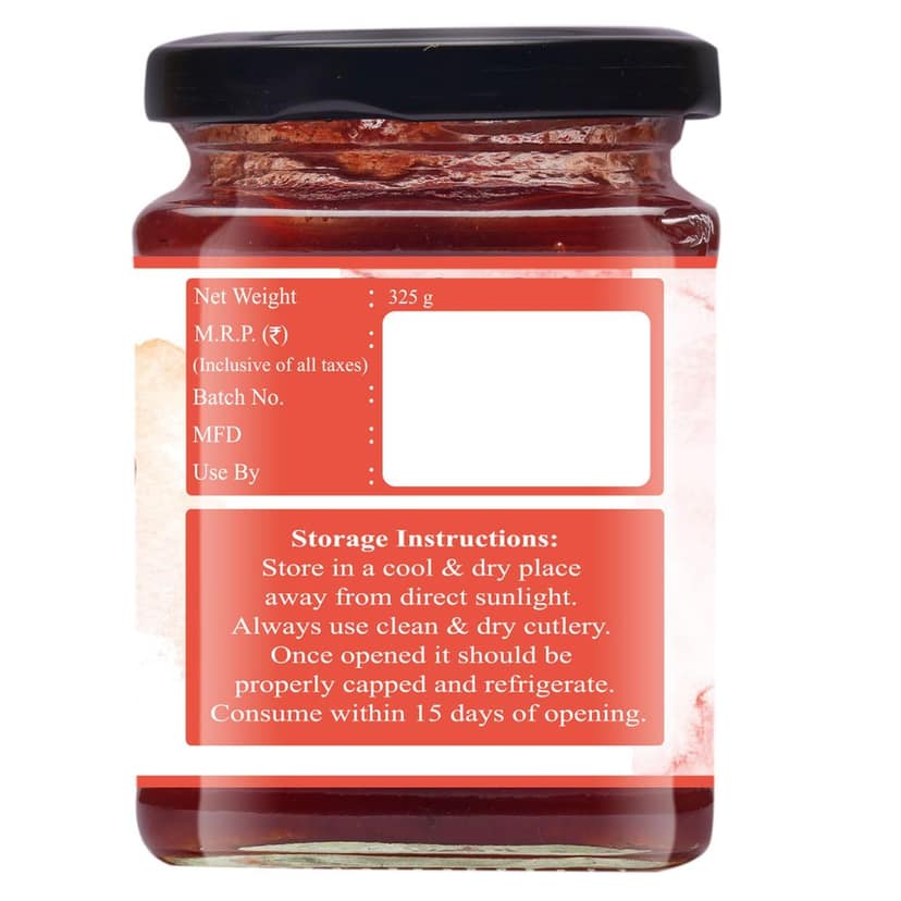 Organic Nation Strawberry Conserve | No Preservatives | Rich Fruit Spread | Sugar Free | 100% Pure Natural |No Added Flavours | 340g view 8