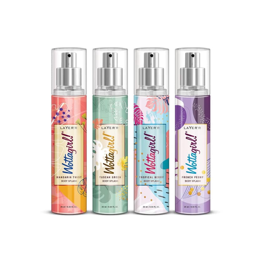 Layer'r Wottagirl Wood Body Splash Spray For Women, 25Ml (Pack Of 4) Layer'r Wottagirl Wood Body Splash Spray For Women, 25Ml (Pack Of 4) - 25 ml (Pack of 1)