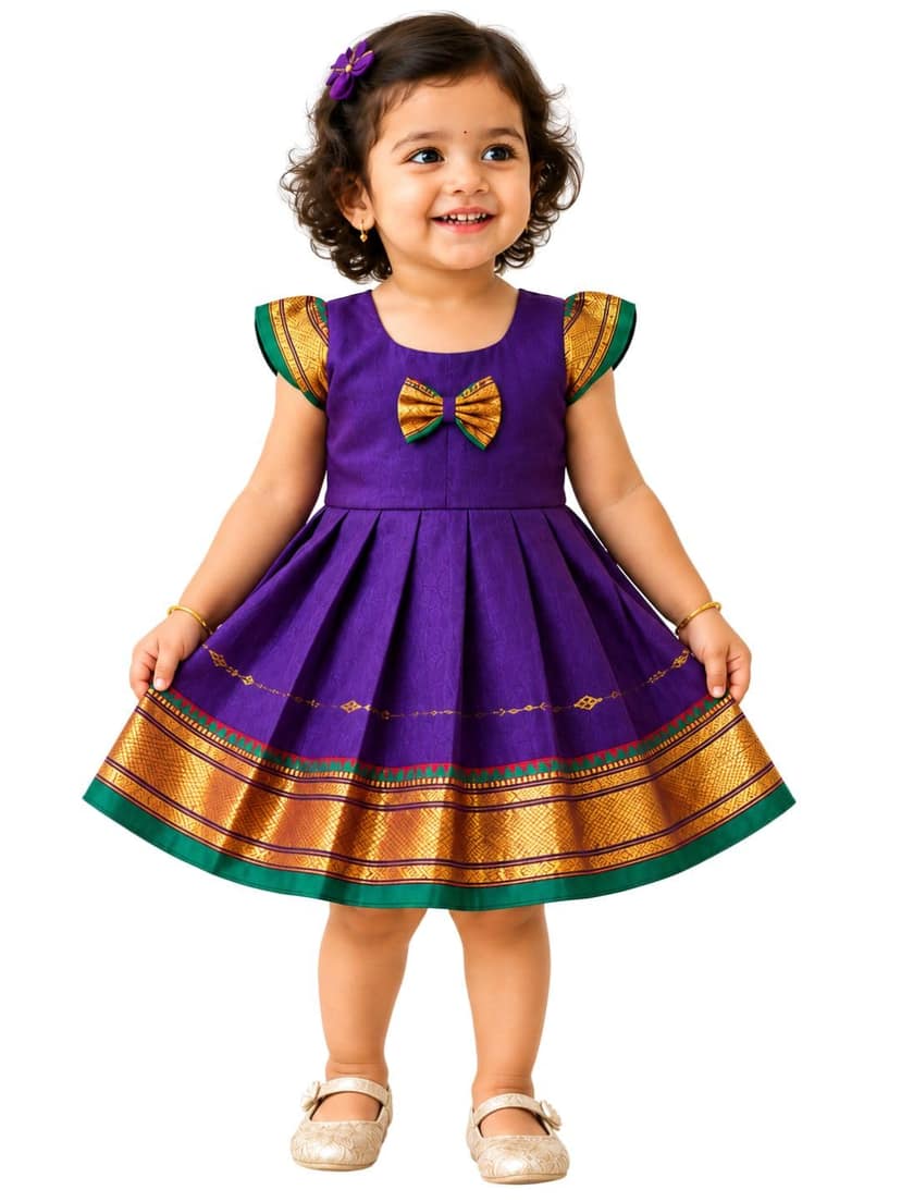 Mom and Me Baby Girls' Traditional Black Dress for Celebrations