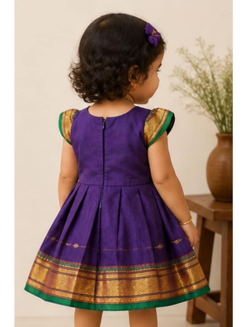Mom and Me Baby Girls' Traditional Black Dress for Celebrations view 2