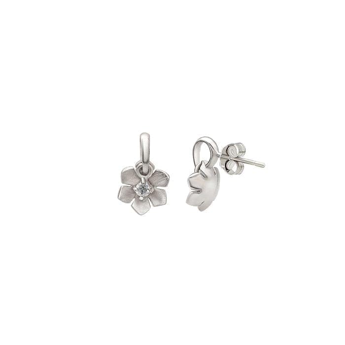 Silver Lily Earrings view 5