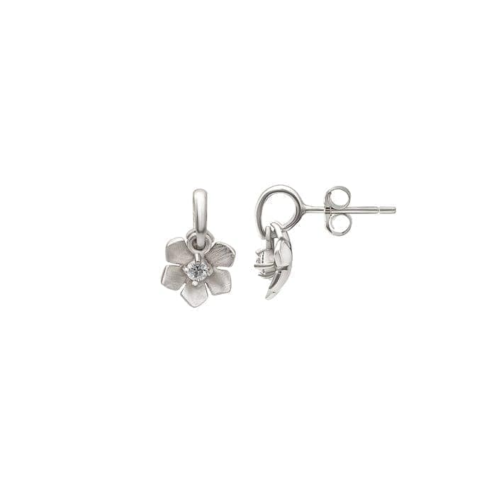 Silver Lily Earrings view 6