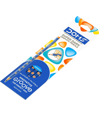 Doms Groove Pencil 5 Pcs ( Pack Of 10 )