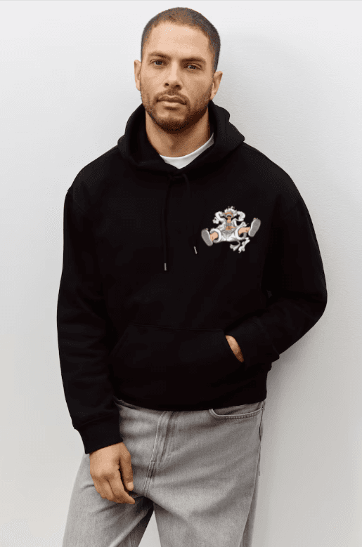 Black Nika Hoodie view 2