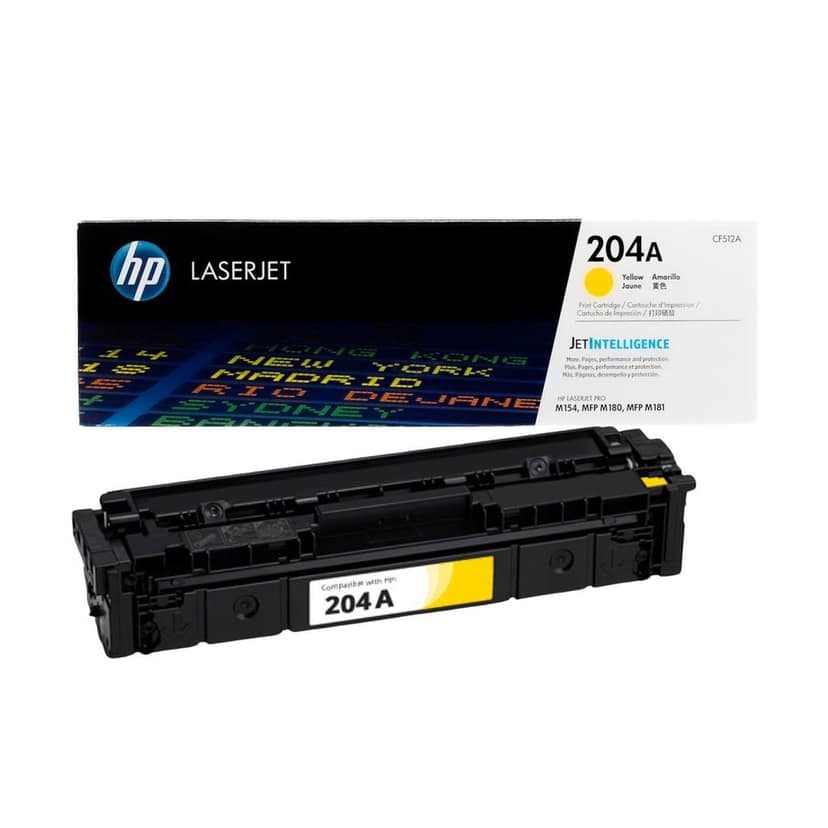 HP 204A Yellow Original LaserJet Toner Cartridge (CF512A) view 4